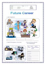 English Worksheet: future Career