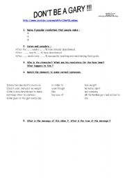 English Worksheet: resolve! 