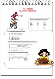 English Worksheet: Past Simple Grammar Exercises