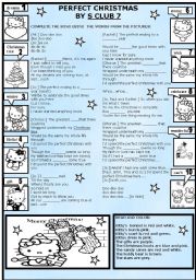 English Worksheet: PERFECT CHRISTMAS SONG