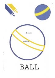 English Worksheet: ball