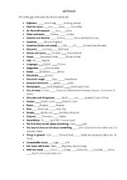 English Worksheet: Articles