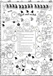 English Worksheet: Christmas