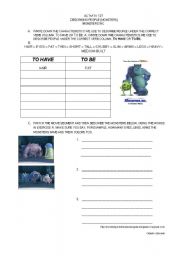 English Worksheet: describing