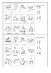 English Worksheet: Daily routine