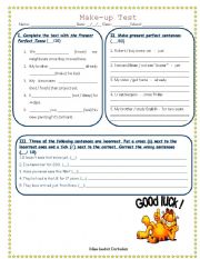 English Worksheet: Present perfect