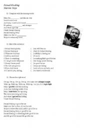 English worksheet: Marvin Gaye - Sexual Healing