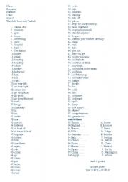 English Worksheet: quiz