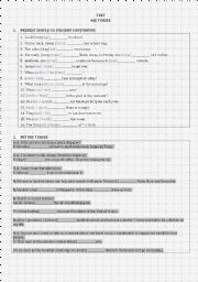 Mixed tenses- test them