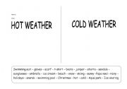 English worksheet: The weather