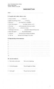 English Worksheet: conditional type 1