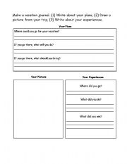 English worksheet: our Community - Holidays