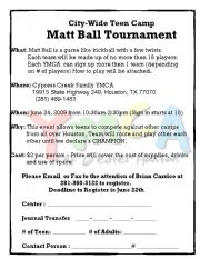 English Worksheet: Matt Ball