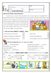 English Worksheet: 8. exam