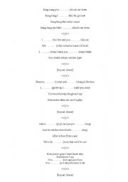 English worksheet: Bang Bang (Past Simple)