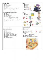 English Worksheet: Pair work 