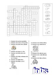 Crossword - JOBS