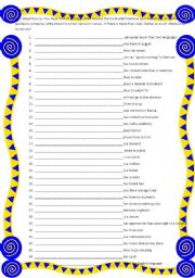 English Worksheet: Braking the ice game