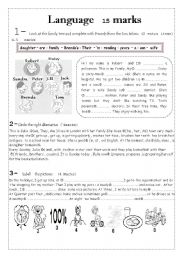 main test 1 7th form