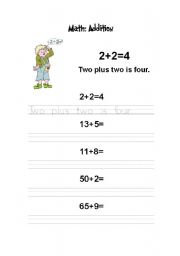 English Worksheet: Number worksheet