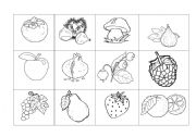 English worksheet: Bingo fruit
