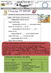 END OF TERM TEST FOR 7TH FORM