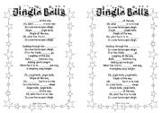 English Worksheet: Jingle Bells Gap-fill