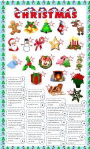 English Worksheet: Christmas