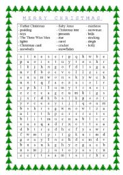 CHRISTMAS WORDSEARCH