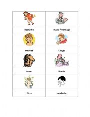 English worksheet: Health Problems