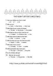 THE NIGHT BEFORE CHRISTMAS