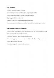 English Worksheet: At the restaurant