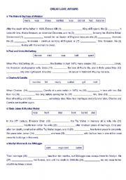 English worksheet: GREAT LOVE AFFAIRS