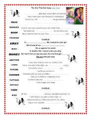 English Worksheet: The one that got away