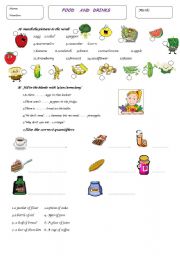 English Worksheet: a small quiz