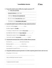 English Worksheet: School memories - School rules (9th form worksheet)
