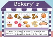 English Worksheet: Bakerys Vocabulary