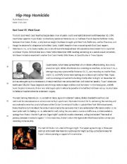 English Worksheet: Hip Hop Homicide