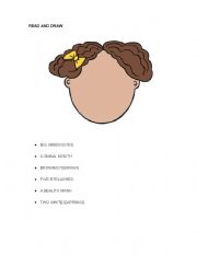 English Worksheet: READ AND DRAW