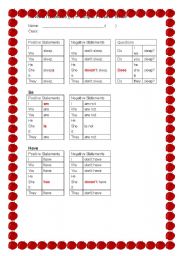 English Worksheet: Simple Present Tense