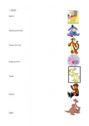 English Worksheet: A Merry Pooh Year