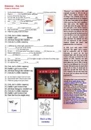 English Worksheet: Runaway  Bon Jovi