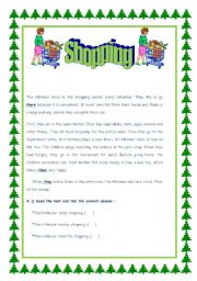 English Worksheet: Shopping