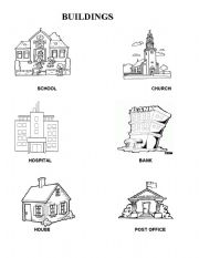 English Worksheet: buildings