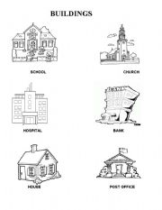 English Worksheet: buildings