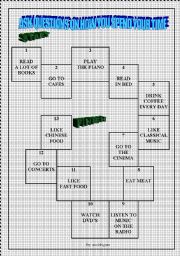 English Worksheet: PRESENT SIMPLE QUESTIONS BOARD GAME