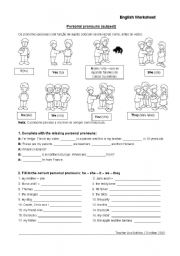 English Worksheet: Verb to be