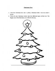 English Worksheet: Christmas wishes