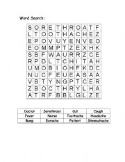 Word Search on Health