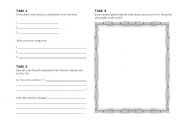 English worksheet: READING LOG